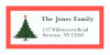 Christmas Tree Address Labels 2